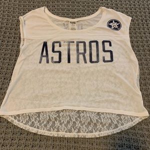 Astros top from pink sz S